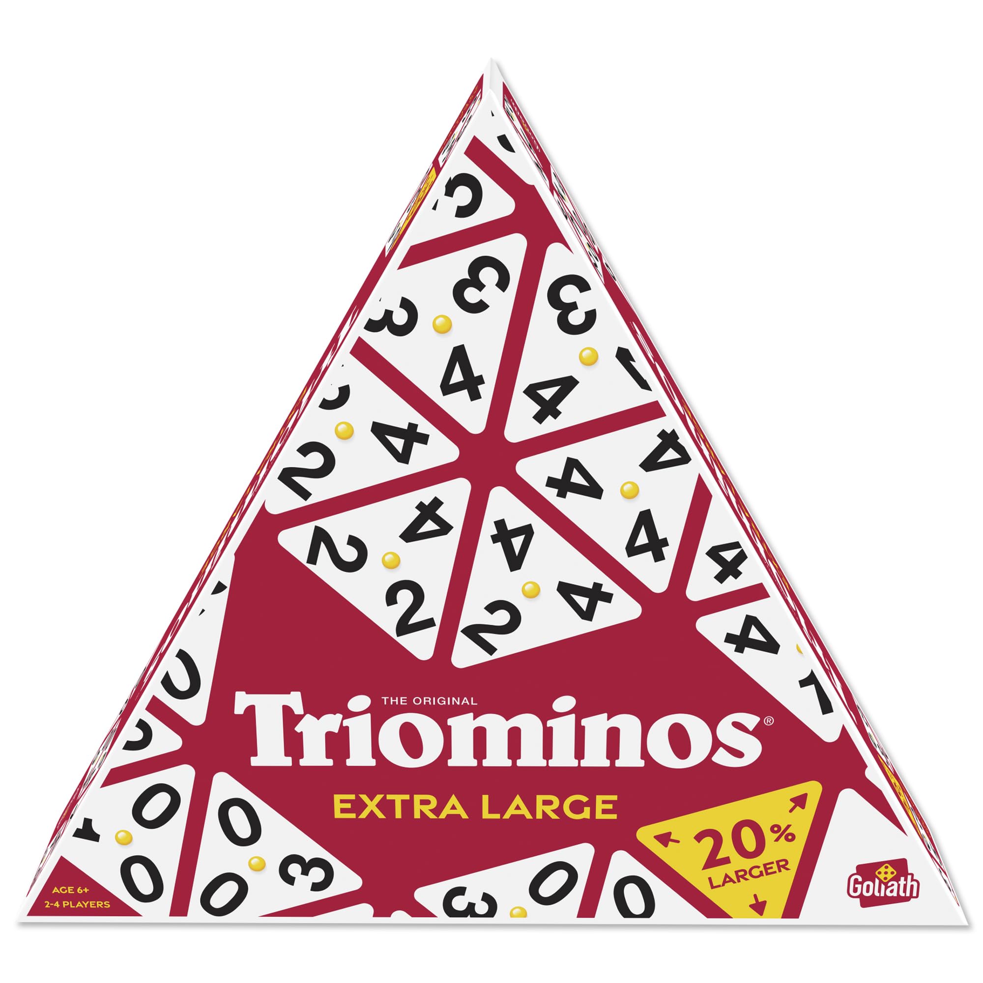 Triominos Extra Large, Board Game from 6 Years, Family Game and Board Games for 2 to 4 Players