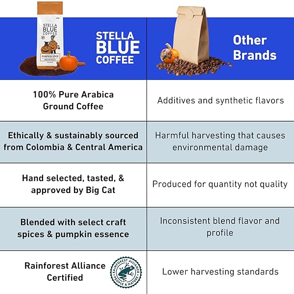 STELLA BLUE PUMPKIN SPICE GROUND 12OZ BAG