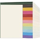 ZCZN 48 Pack Colorful Blank Notebooks Bulk, A5 Journals with 12 Colors, 60 Pages/30 Sheets, 8.3x5.5 Inch, Plain Paper, Travel Writing Journal Notebooks for Work &amp; School