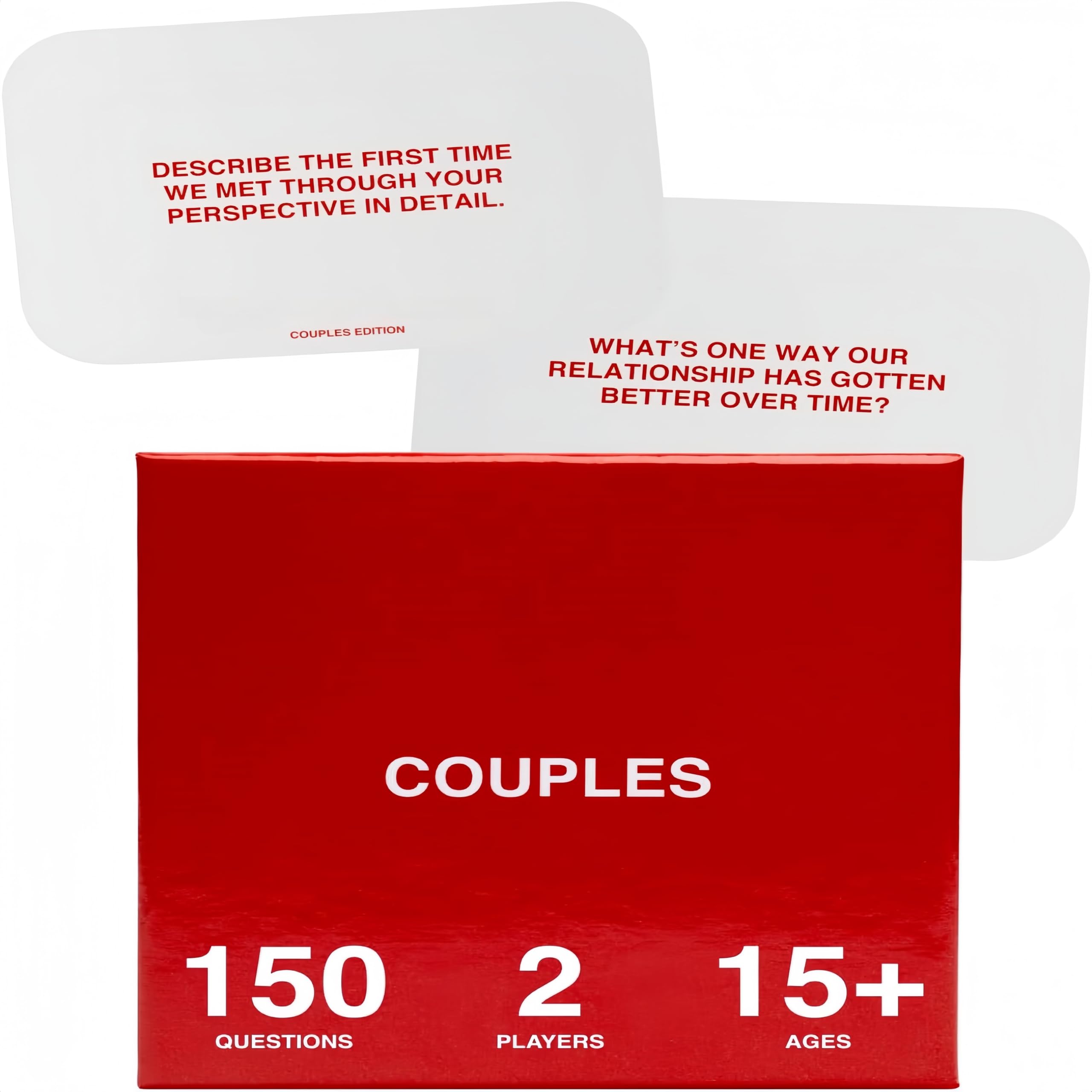 Hsdbuy Couples Edition We R Not Really Strangers-A Conversational Adult Card Game for Couples to Strengthen Relationship,150 Questions and Wildcards for Date Night, Valentine's Day gift for him/her