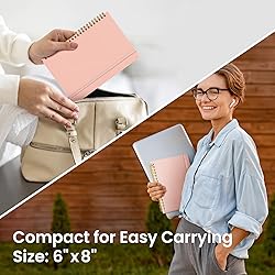 Dotted Spiral Journal Notebook for Women & Men, 140