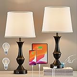 Touch Bedside Lamps for Bedrooms, Living