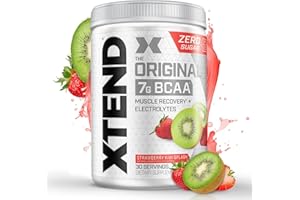 Xtend XTEND Original BCAA Powder 7g BCAA and 2.5g L-Glutamine, Sugar Free Post Workout Muscle Recovery Drink with Amino Acids for Men & Women, 30 Servings