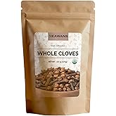 Heawans Hand Picked Premium Grade Organic Whole Cloves 4.5 oz, Packed in a USDA certified farm.