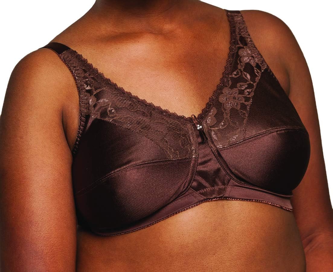 Nearly Me - #600 Lace Bandeau Mastectomy Pocket Bra (Multiple Sizes & Colors)