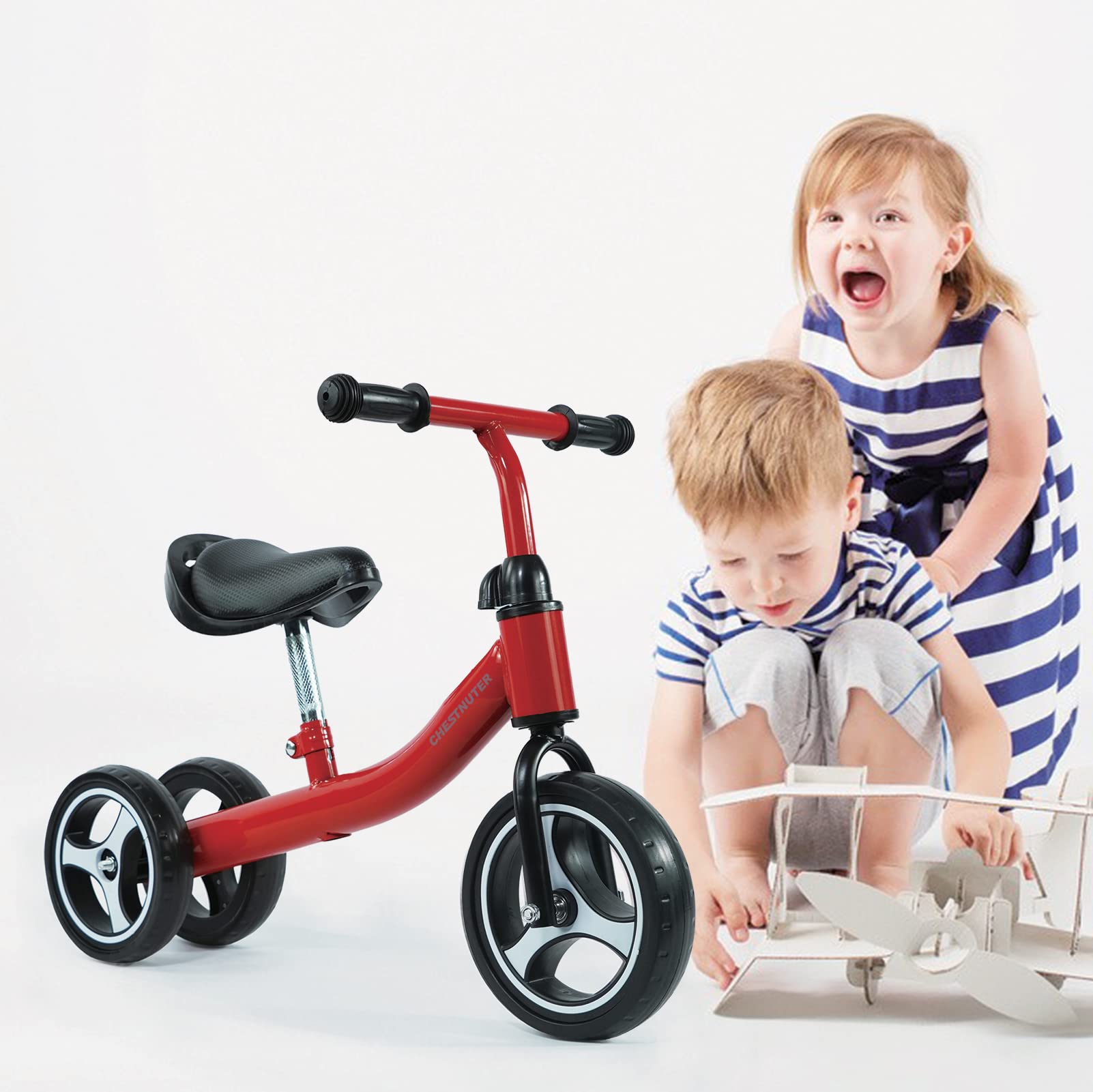 Baby Balance Bike, 1 2 3 Year Old Gifts,Ride on Toys for 1 Year Old, Best First Birthday Gift, Toddler Bike with 3 Wheels no Pedal