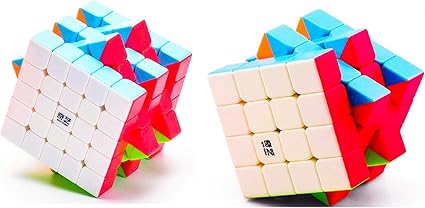 D ETERNAL Rubiks Rubix Cube Combo of QiYi QiYuan S 4x4 & QiYi QiZheng 5x5 high Speed stickerless Magic Rubic Puzzle Cube