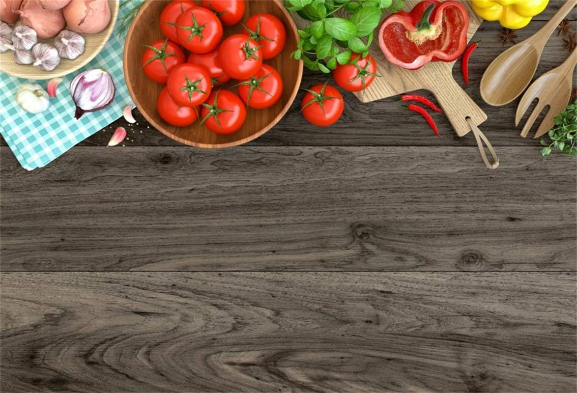 Amazon Com Csfoto 5x3ft Background Pink Tulips On Wood Surface