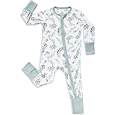 Miaoberry Pajama for Baby Boys & Girls – Viscose from Bamboo Sleepwear, 2-Way Zipper
