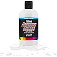 U.S. Art Supply Ready to Spray White Opaque Airbrush Paint - 8oz Bottle, Professional Grade Non-Toxic Water-Based Colors for Vibrant & Permanent Results