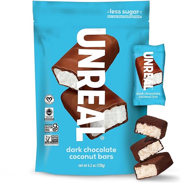 UNREAL CHOC DRK CCNT BAR BAG 4.2 OZ