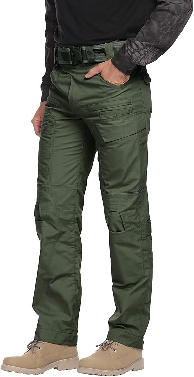 MOCOLY Mens Hiking Cargo Pants Outdoor 