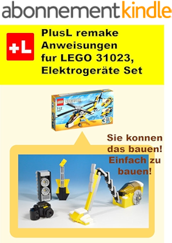 Download PlusL remake Anweisungen fur LEGO 31023,Elektrogeräte Set: Sie konnen die Elektrogeräte Set aus Ihren eigenen Steinen zu bauen! (German Edition) PDF