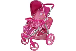 Sunshine Dots - Duo Tandem Doll Stroller