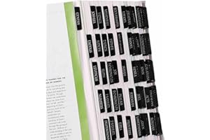 THINKOR Catholic Reposition Large Text Bible Tabs, Catholic Bible Stickers for Women and Men, Easy to Read and Apply Bible Journaling Tabs (Catholic Black)