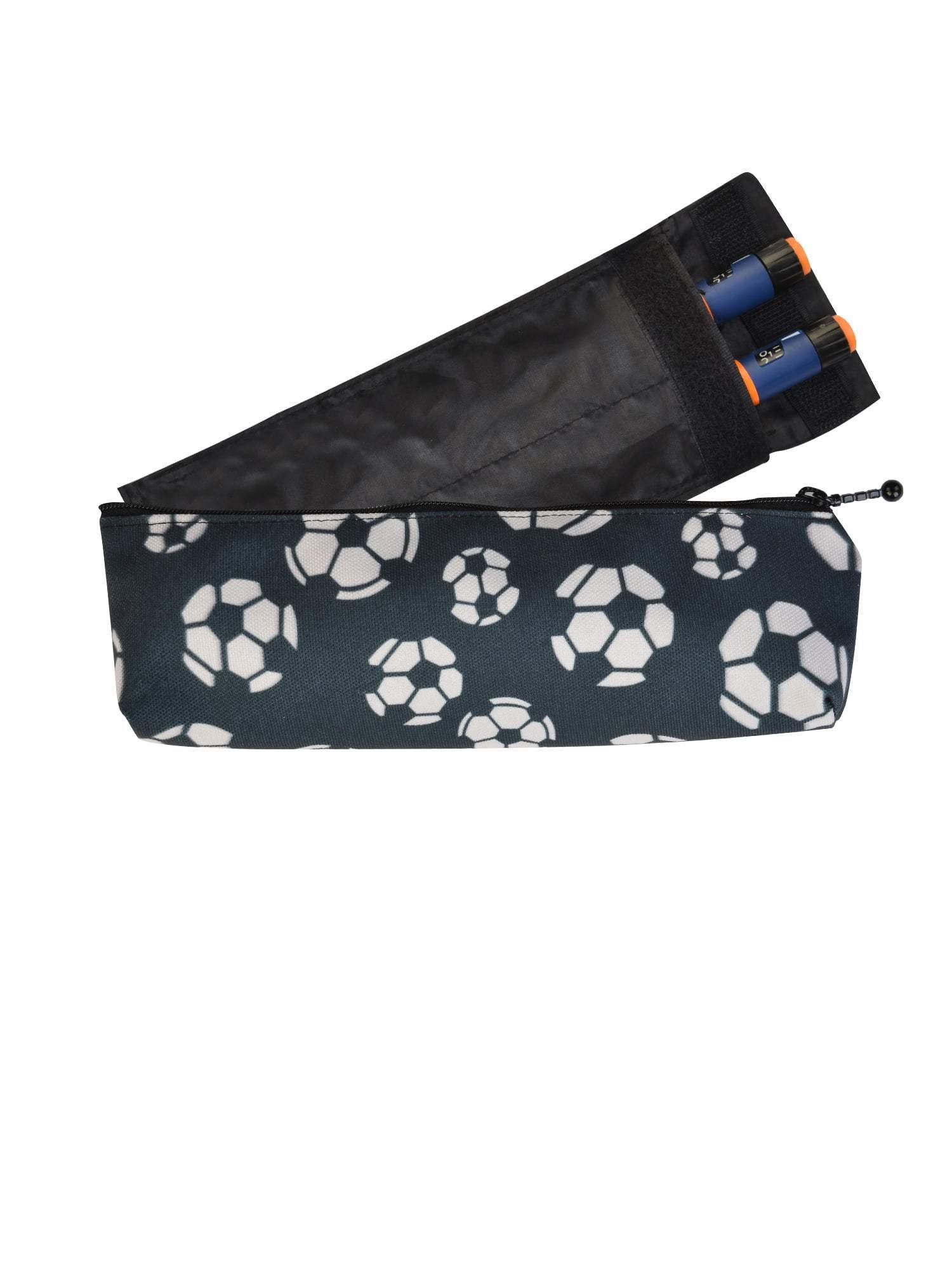 Dia-PencilCase - Insulin Pen Cooler Bag for Diabetics - Cooling Travel Case for Medication (Black Balls)