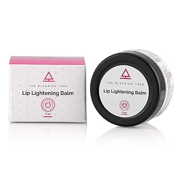 The Blessing Tree Lip Lightening Balm for Dark Lips with Shea Butter, Strawberry and Sunflower Oil - 15gm