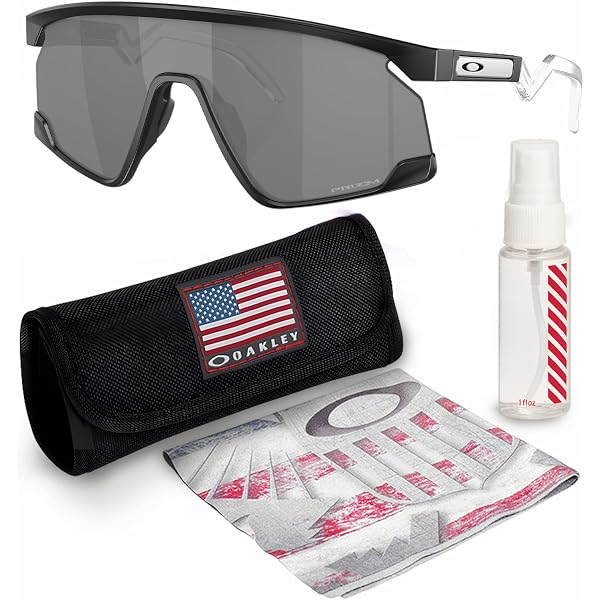 Amazon.com : Oakley BXTR Sunglasses Matte Black/Clear with Prizm