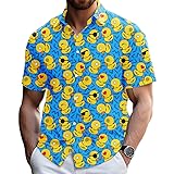 Hawaiian Shirt for Men Short Sleeve Retro 80s 90s