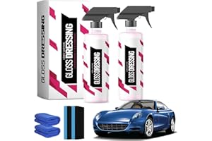 Pigdun 2 pcs Gloss Dressing,Trim & Tire Dressing - Restore Faded Plastics,Plastic Restorer for Cars Ceramic Plastic Coating