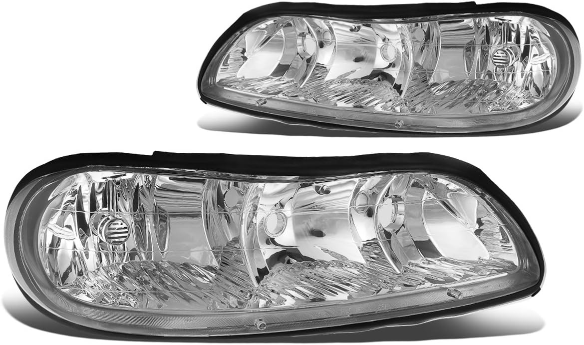 Chrome Housing/Amber Corner DNA MOTORING HL-OH-047-CH-AM Headlight ...