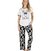 Lazy One Women’s Aquatic Pajama Set – Cute Ocean & Coastal Animal Loungewear for Comfort and Fun