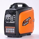 GasXcel 2500 Watt Portable Inverter Generator, Super Quiet Gas Powered Generators W/CO Sensor & Parallel Socket, ECO Mode, Mu