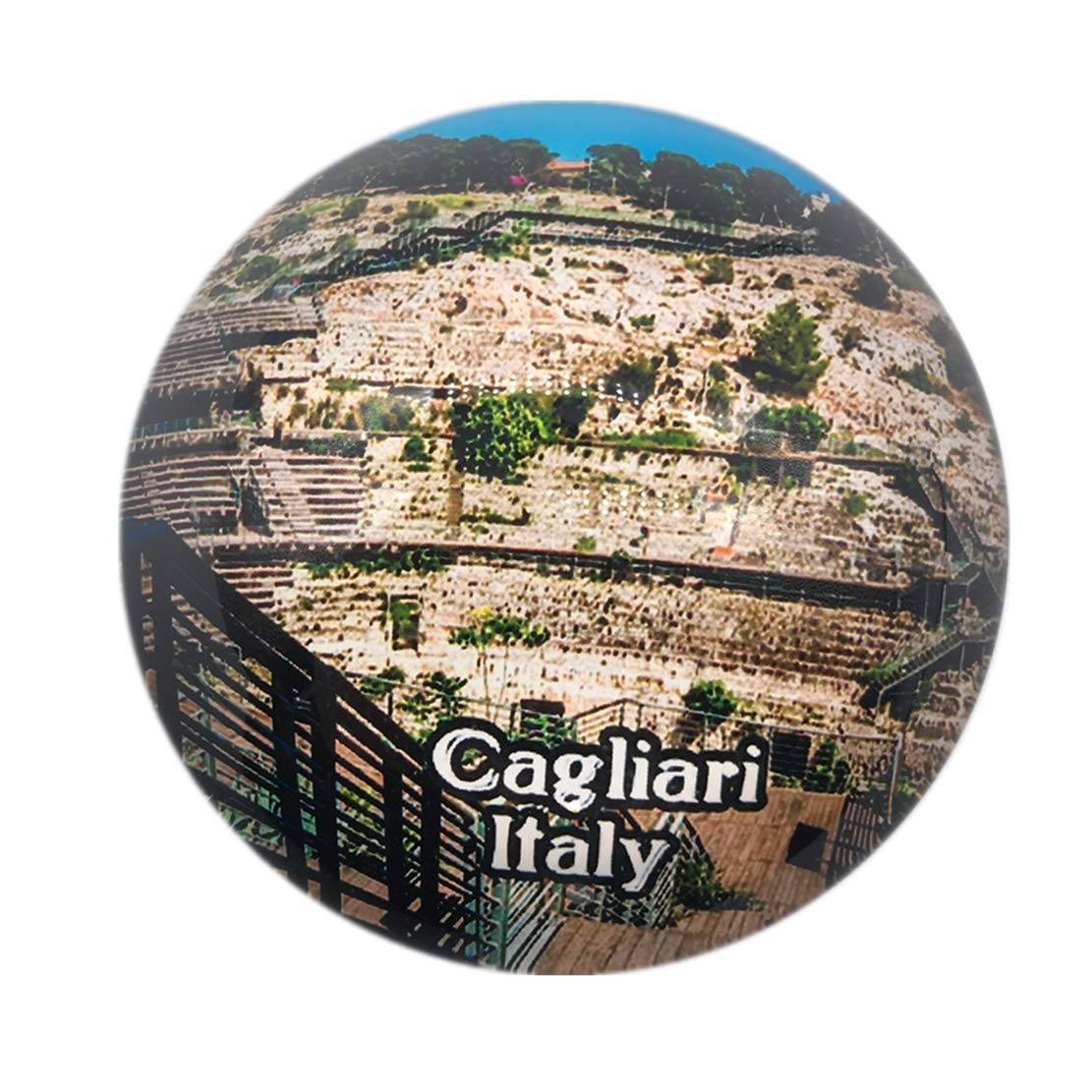 Weekino Souvenir Anfiteatro Romano Cagliari Italia Imán de Nevera ...
