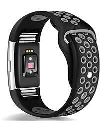 HUMENN Bands Compatible for Fitbit Charge 2, Replacement Accessory Sport Band Compatible for Fitbit Charge 2 HR