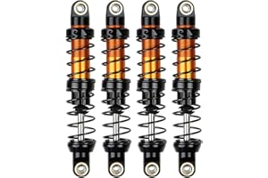 INJORA RC Shock Absorber 4pcs RC Damper for 1/10 RC Crawler Car Axial SCX10 90046 AXI03007 TRX4 TRX6 (80mm)