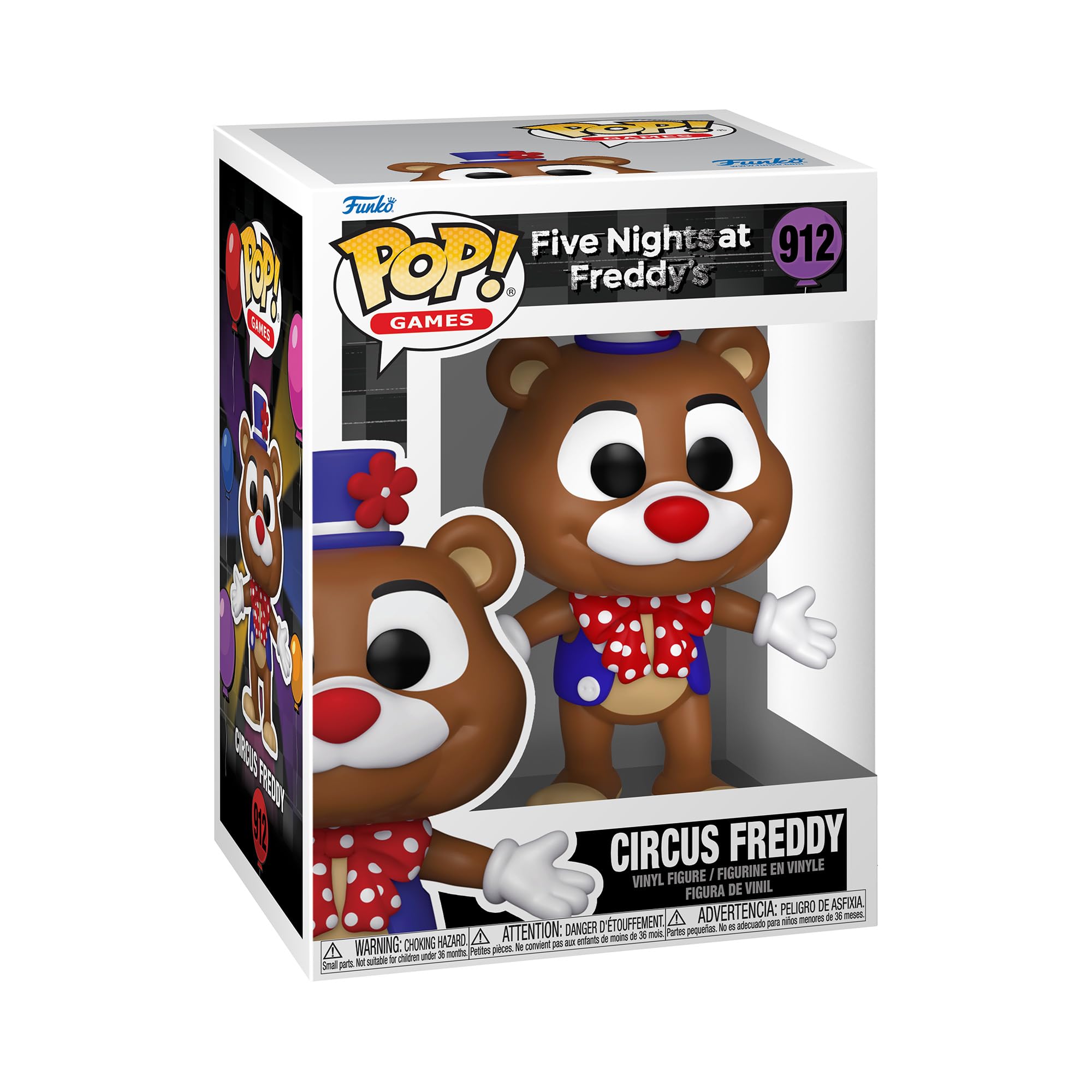 Funko Pop! Games: Five Nights At Freddy's (FNAF) SB - Circus Freddy Fazbear - Collectable Vinyl Figure - Gift Idea - Official Merchandise