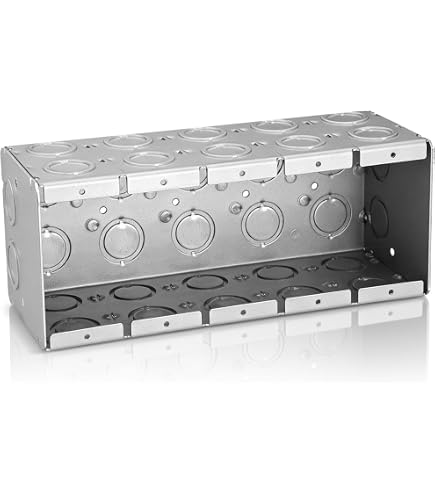 RACO 944 (5) Gang 2-1/2-Inch Deep Welded Gang Electrical Box with