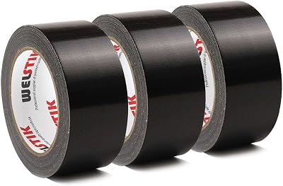 WELSTIK Professional Duct Tape 3 Pack 48mm x 27m Waterproof Gaffer Tape