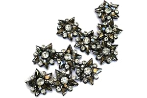 G-RUI 10pc/lot Handmade Star Beaded Patches for Clothing DIY Rhinestone Sequins Sew on Patch Embroidery Appliques parche ropa…
