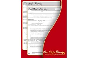 Red Light Therapy Intake and Consent Form Book: RLT Forms for Estheticians. 50 Intake / 50 consent (8.5x11 Inches).