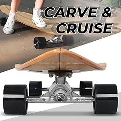 Nattork 44 Inch Cruiser Longboard Skateboard
