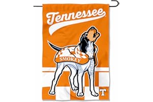 College Flags & Banners Co. Tennessee Volunteers Mascot Vols Smokey Double Sided Garden Yard Flag