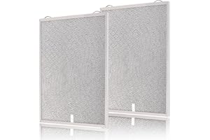 IMENGNIE S99010430-002 Compatible with BR Range Hood Filter 13-7/8'' x 15-3/4" 4512880 Replacement HPF30 Nu-tone Grease Filter 2 Pack Upgrade 5-Layer Nutone Kitchen Exhaust Fan Filter Screen