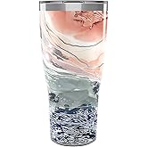 Tervis Traveler Kelly Ventura Drift Triple Walled Insulated Tumbler Travel Cup Keeps Drinks Cold & Hot, 30oz, Stainless Steel