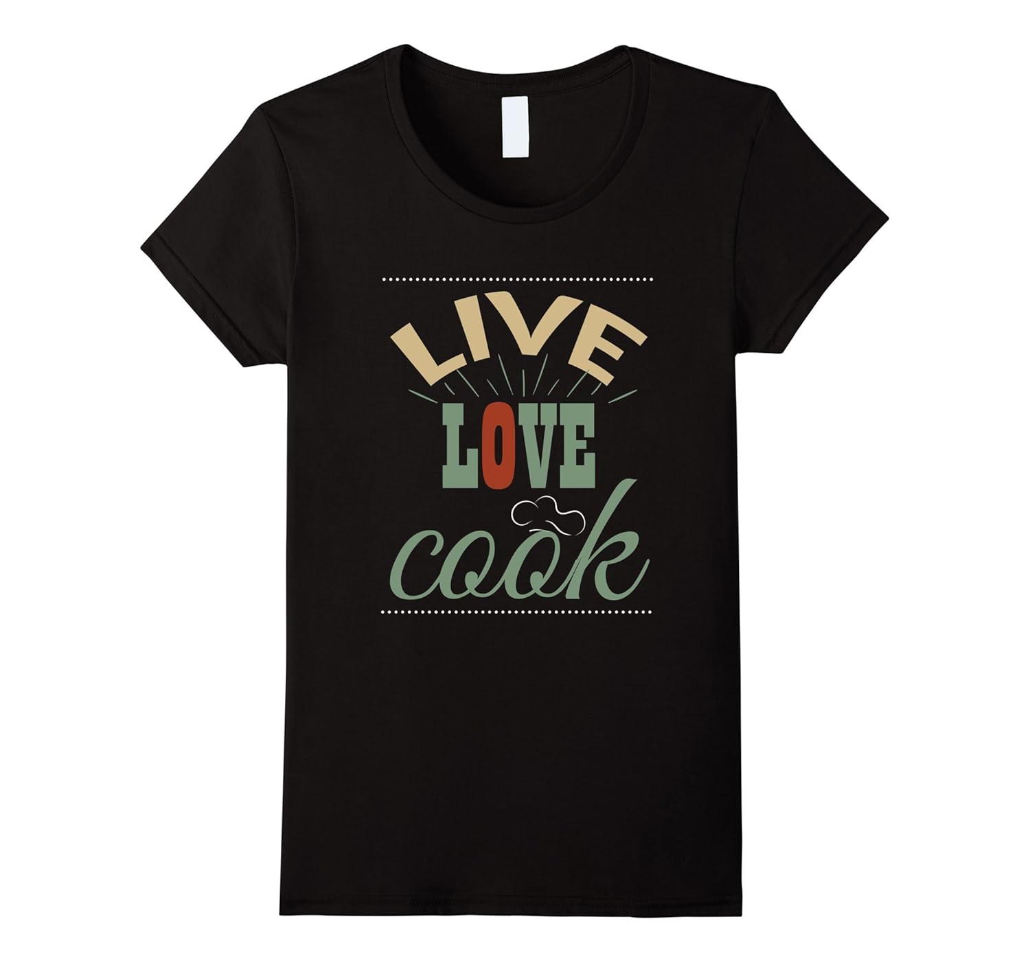 Cooking Tshirt Live, love, cook4LVS