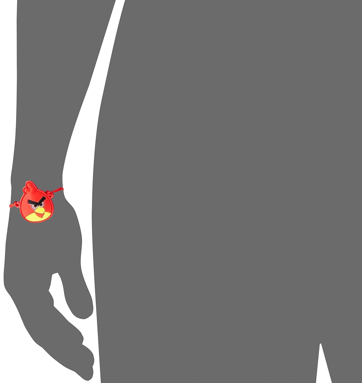 aheli cartoon rakhi with roli chawal tilak for kids (red) (r24118a)