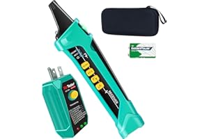 Xin Tester Digital AC Circuit Breaker Finder Tool with Integrated GFCI Outlet Tester, 90-120V NCV Electrical Circuit Tracer Automatically Scan Voltage Detector Electrician Tool XT-33A