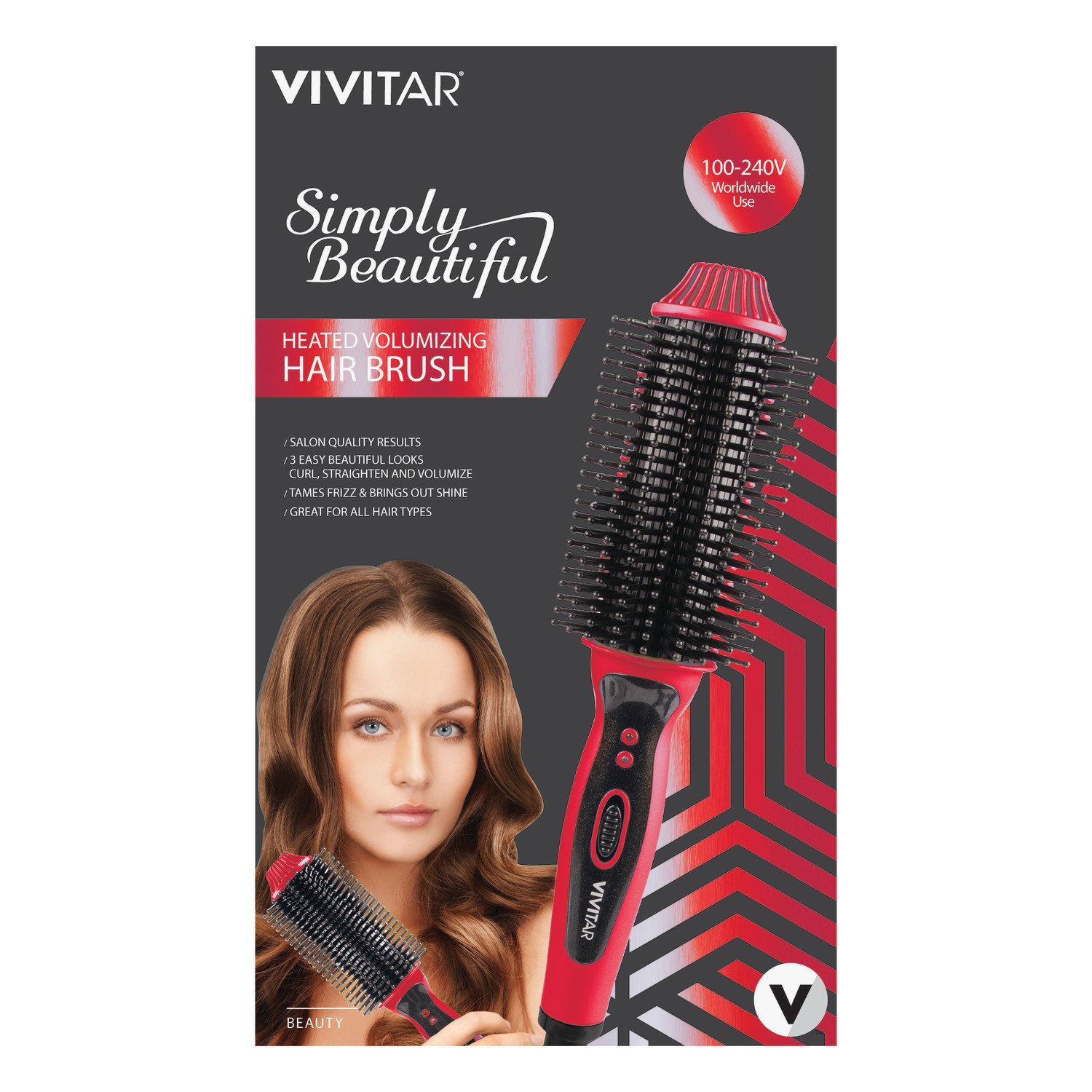 Vivitar hair straightening brush Clearance