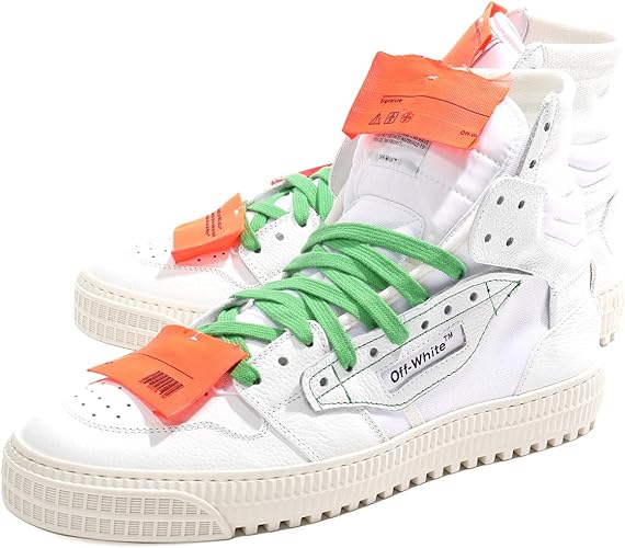Amazon Off White オフホワイト Omia065e18a401 0100 Low 3 0 レザー ハイカット スニーカー シューズ クリアバッグ付き カラーwhite White ホワイト他 43 並行輸入品 スニーカー