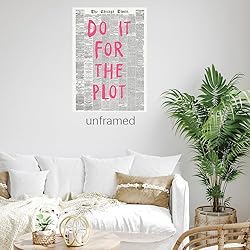 Retro Newspaper Posters for Room Aesthetic Pink