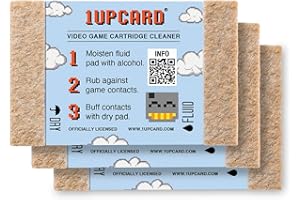 1UPcard Universal Game Cartridge Cleaner 3 Card Pack