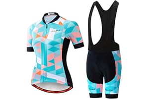 Women's Cycling Clothing Short Sleeve Bike Jersey Sets Bib Shorts Summer Cycling Sets Reflective