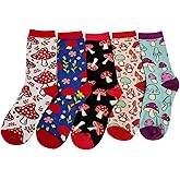 ZVUZVO 5 Pairs Cute Socks Set Gifts For Women Men,Funny Novelty Crew Casual Sock