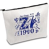 FOTAP Greek Sorority Gift Sisterhood Makeup Bag Finer Women Makeup Bag Sorority Paraphernalia Gift Zeta Dove Gifts Social Worker Gift (Z Finer)