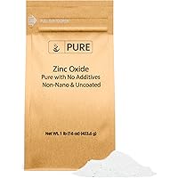 Pure Original Ingredients Zinc Oxide, Eco-Friendly Packaging, Non-Nano, Chapped Lips Remedy (1 Pound)
